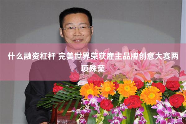 什么融资杠杆 完美世界荣获雇主品牌创意大赛两项殊荣